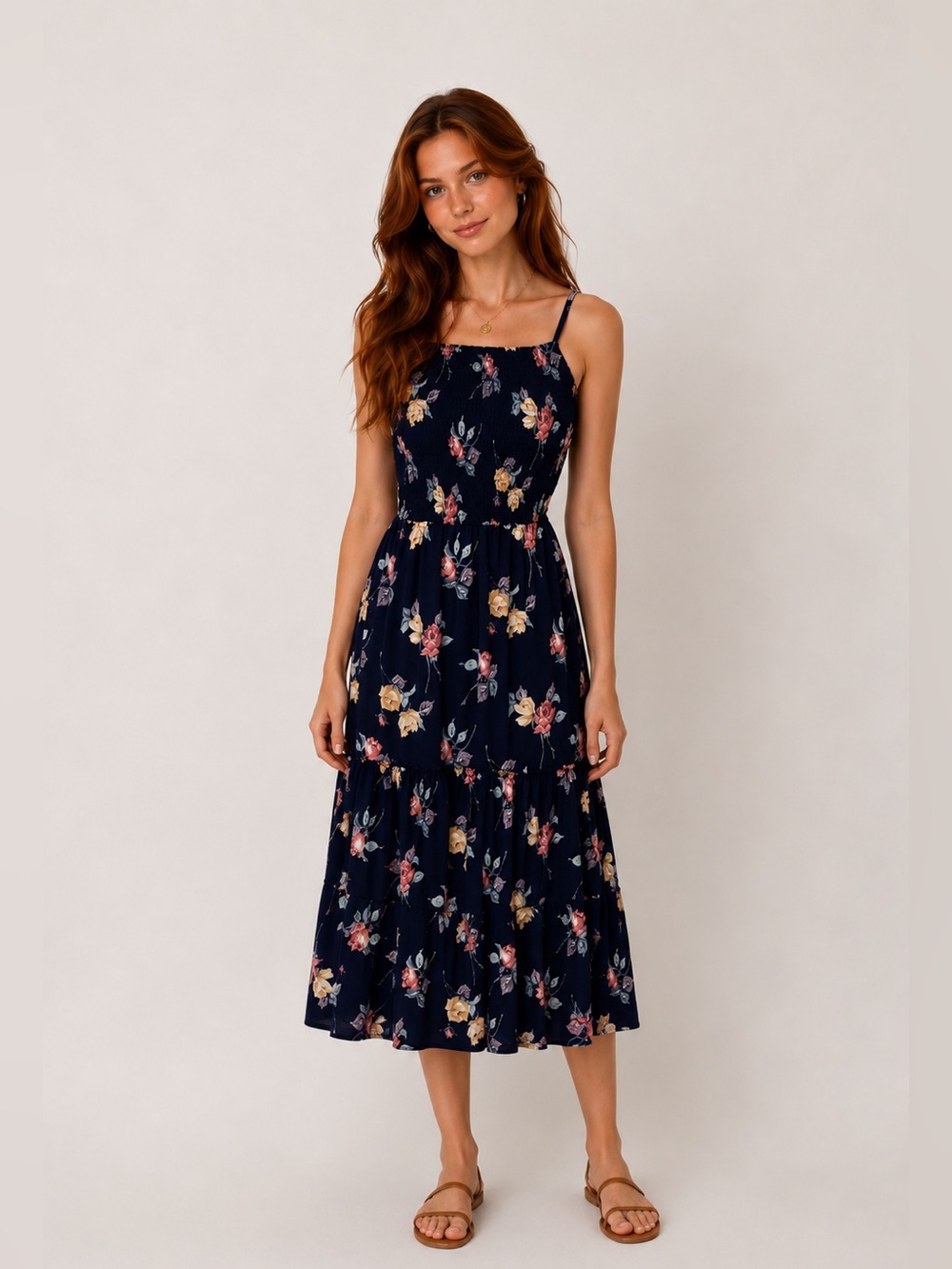 Mimi Chica Pink Floral Maxi Sundress Sleeveless Resort Wear